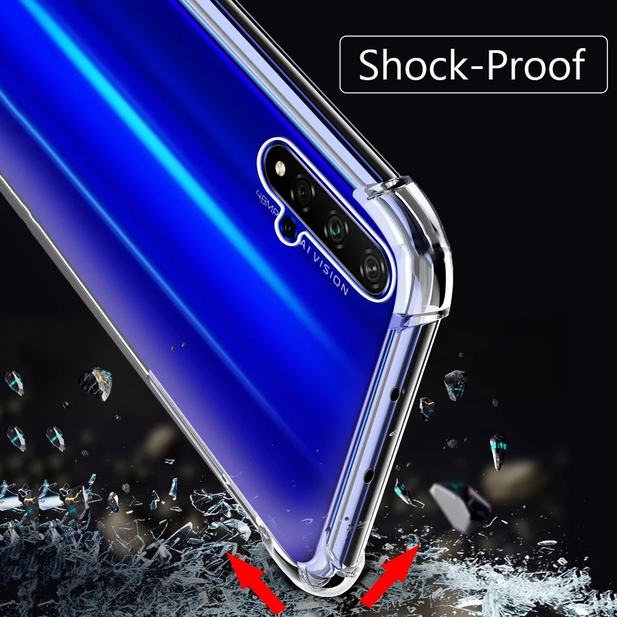 Lainergie чехол для Huawei Nova 5 Pro подушка безопасности супер защита мягкая прозрачная