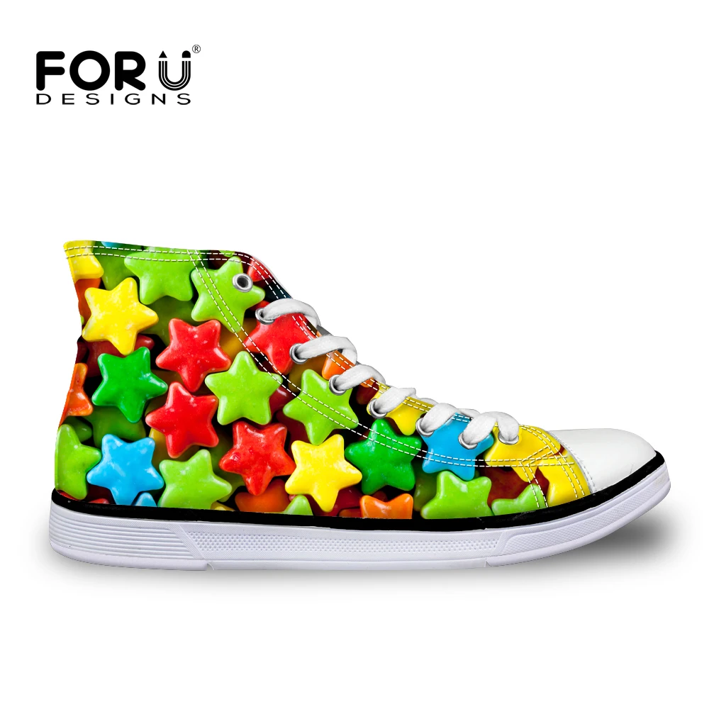 Multicolor Flat Shoes for Women Casual Ladies Girls High top Canvas