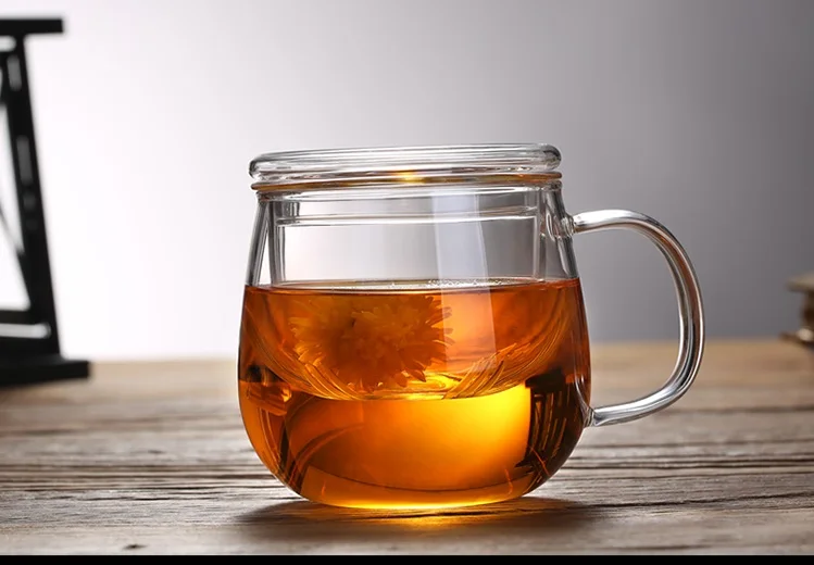 

Thickened glass zona pellucida filter tea cup office cup