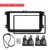 18 di trasporto Auto DVD-frame Per VOLKSWAGEN JETTA CADDY TOUREG AUTO RADIO STEREO DASH INSTALLAZIONE MONTAGGIO LUNETTA TRIM KIT FASCIA FACIA 2DIN