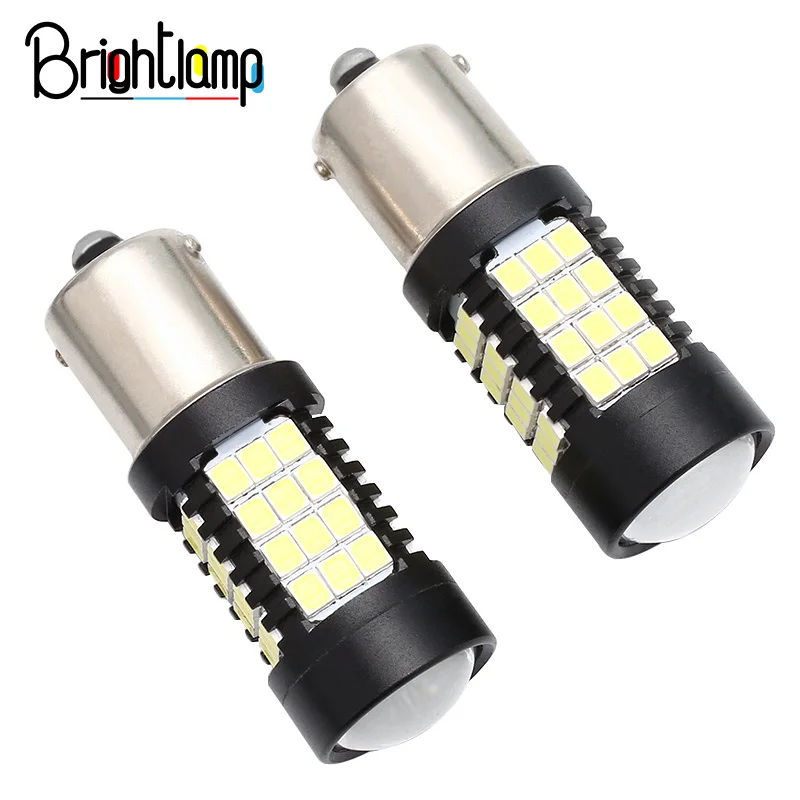 

2Pcs 1156 / BA15S LED Car Reversing Light Rear Brake License Plate Wide Bulb Daytime Traffic Signal Automatic Wedge Light