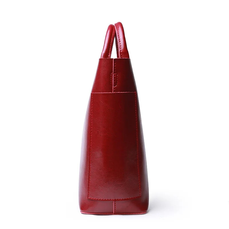 Бренд SMILEY SUNSHINE, женская сумка из натуральной кожи, красная винтажная сумка через плечо, дизайнерская сумка для покупок, женская сумка на плечо