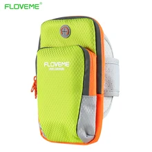 FLOVEME 6" inch Jogging Arm Band Case For iPhone X 6 6s 8 7 Plus XR GYM Outdoor Sport Running Hand Bag Cover Mobile Phone Case