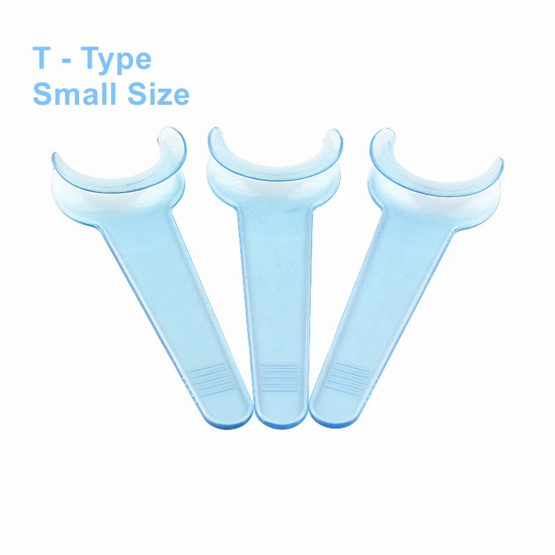 

Dental Equipments T Type Blue Intraoral Cheek Retractor Teeth Whitening Mouth Opener Small Size Dentist Materials Tools