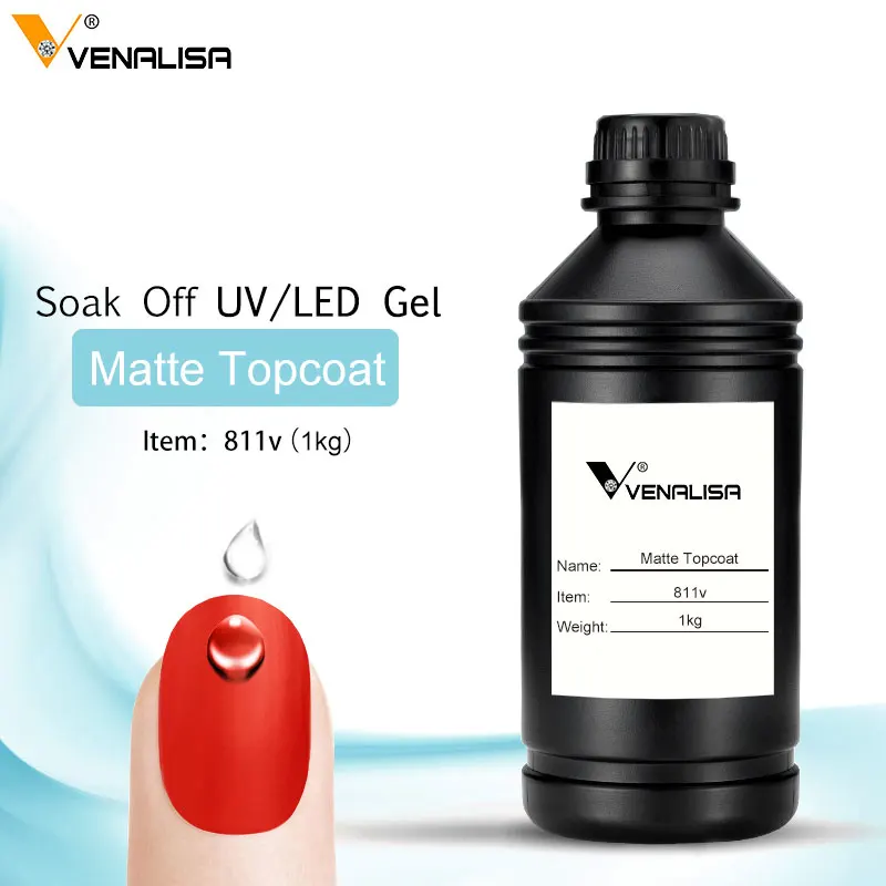 Гель лак для ногтей Venalisa 1000 г невытираемый закаленный|soak of|nail gelgel nail topcoat |