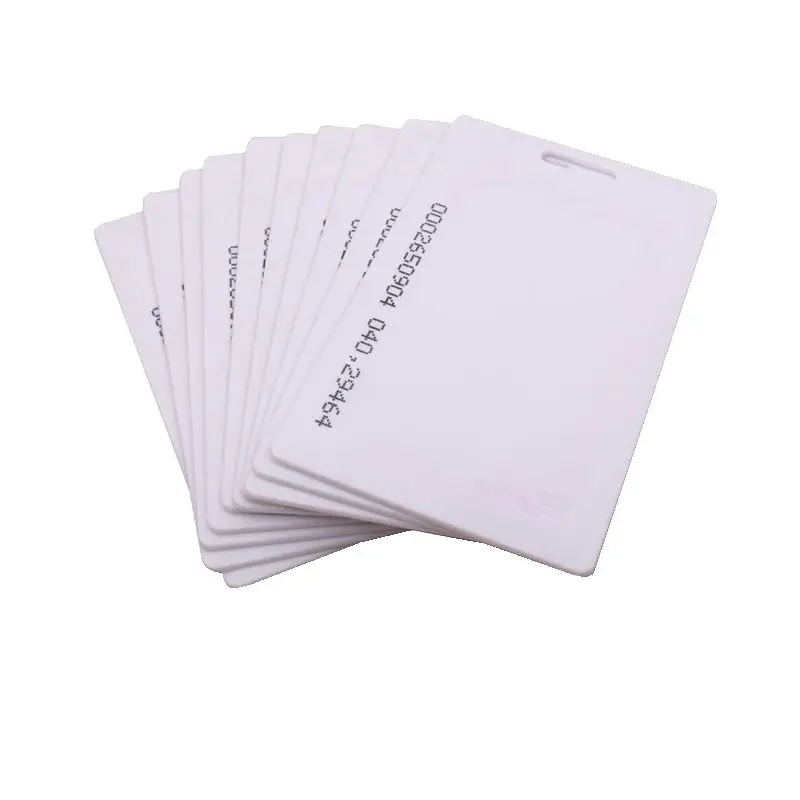 100 шт. RFID 125 кГц EM4200 ПВХ белая ID карта EM длинный диапазон Толстая Тонкая карта|IC/ID