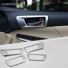 Авто ABS Хромированная дверь внутренняя ручка чаша крышка отделка Наклейка для Toyota Camry авто аксессуары автомобиль Стайлинг C862