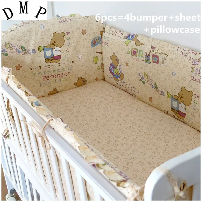 خصم! 6/7 قطع القطن الطفل الفراش مجموعة سرير الفراش انفصال سرير مجموعة ، 120*60/120*70 سنتيمتر