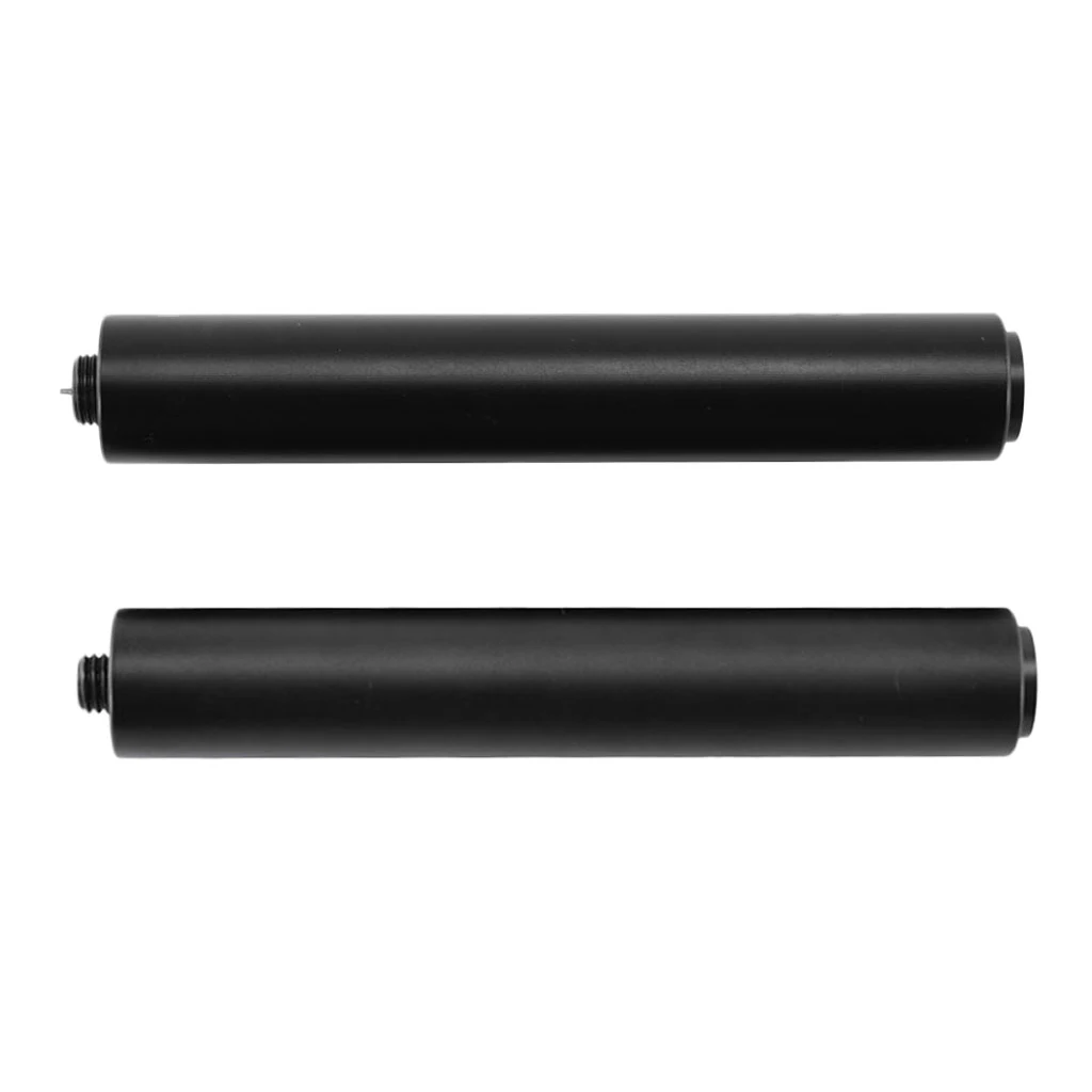 Hot New 2pcs/Set 7.87''/8.03 '' Professional Aluminum Pool Cue Extender Extension Joint Butt Billiard Holder Extender  