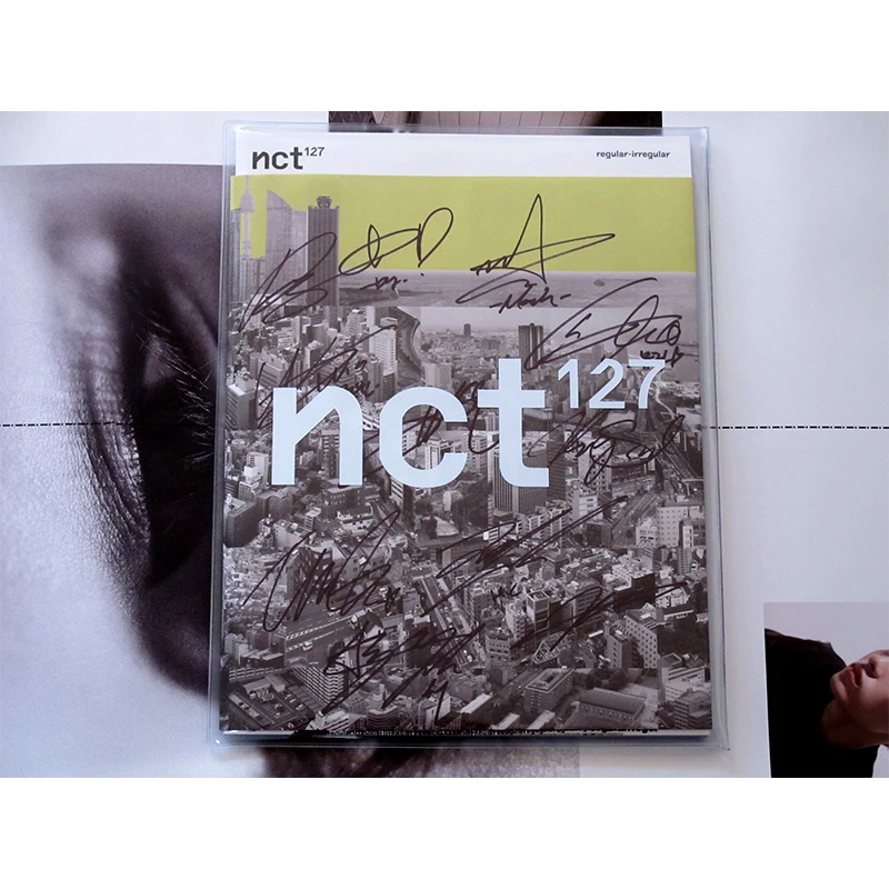 Подписанный NCT 127 NCT127 autographed1st альбом обычный-неправильный CD+ Фотокнига K-POP 102018