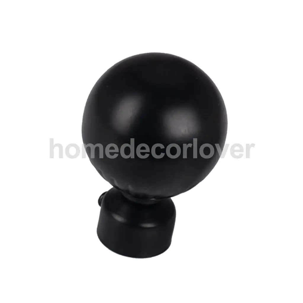 1 Piece Retro Curtain Pole Rod Finials Ends Heads 28mm
