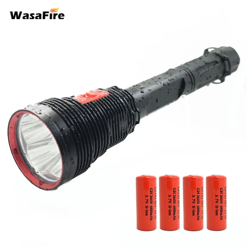 

Powerful Dive Flash Light Camping Light 31100 Lumen XHP70 LED Diving Flashlight 3 Mode LED Torch IP88 Waterproof for Camping