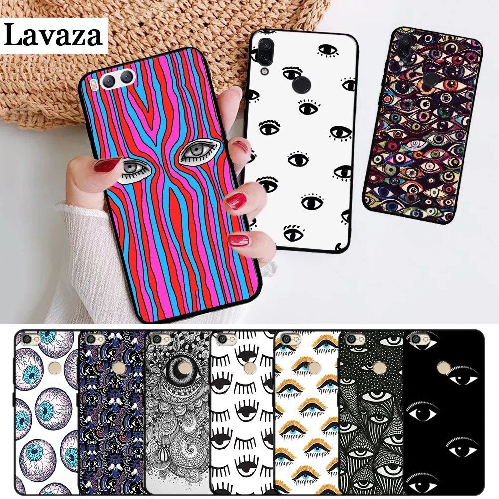 

Lavaza Big eyes art High Quality Silicone Case for Xiaomi Redmi 4A 4X 5A 5 Plus S2 6 6A 7A K20 Note 4 7 Pro Prime Go