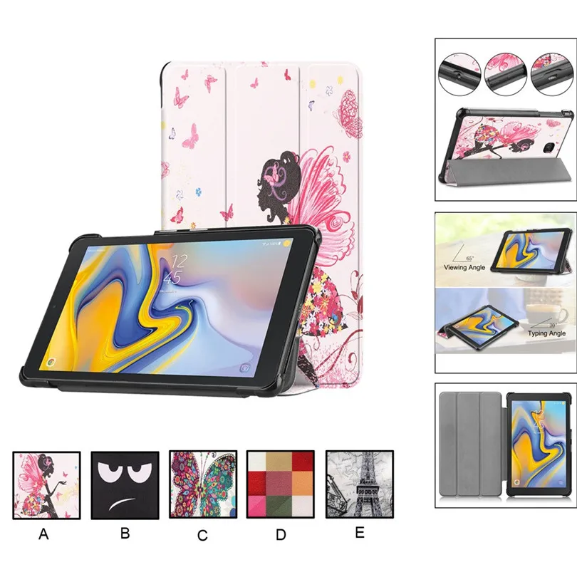 

Tablet protective Case Slim Shell Cover For Samsung Galaxy Tab A 8.0 SM-T387 Verizon/Sprint 2018 Release A30