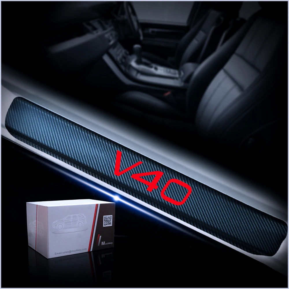 Автомобильные дверные пороги приветствуются наклейки на педали для VOLVO V40