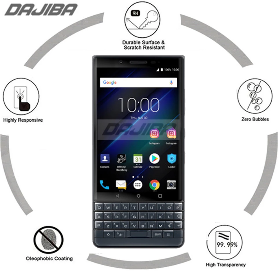 9H 3D изогнутый край Полное покрытие для BlackBerry Keytwo Key2 Le Закаленное стекло пленка Защита экрана для BlackBerry KEY 2 LE стекло