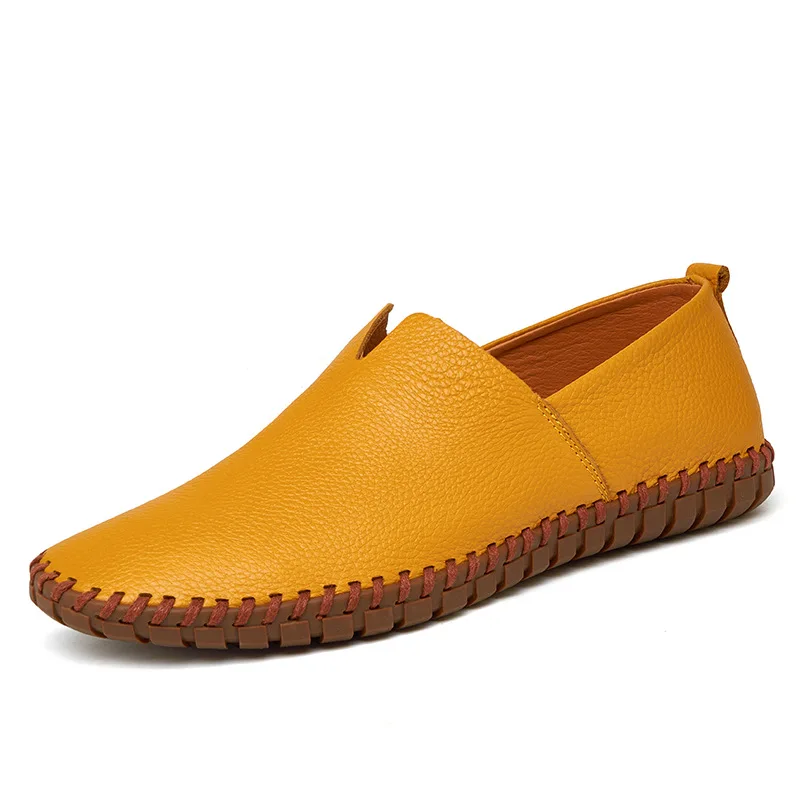 

Fashion Leisure Men Loafers Solid Flat Driving Shoes Spring Autumm Slip on Shoes
