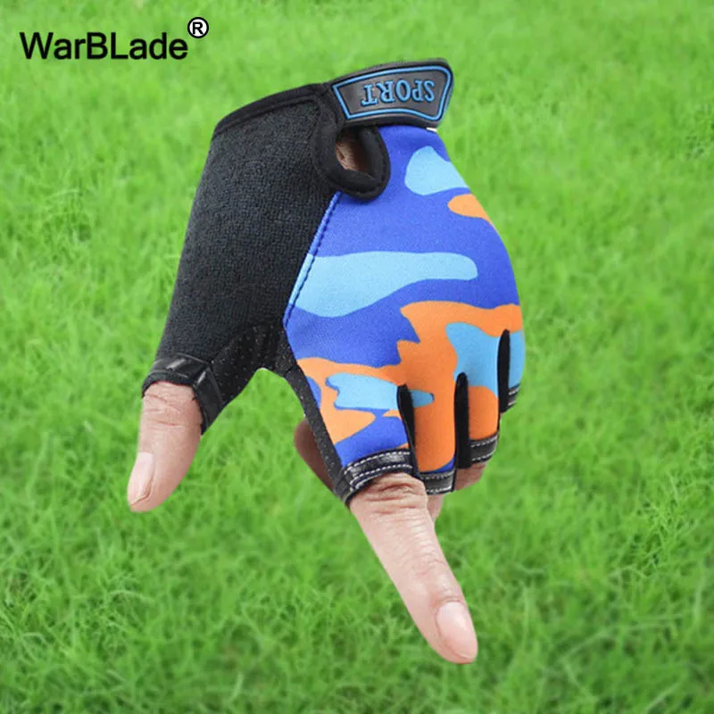 Новые детские спортивные перчатки WarBLade с рисунком полупальцев и неба варежки без