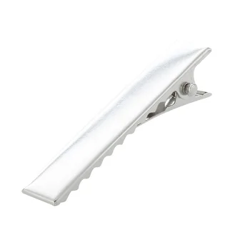 

BUAS 10X silvery barrette hair clip hair pins 48X5mm