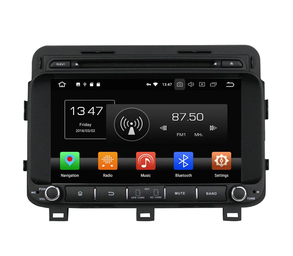 Cheap Octa Core 4G+32G Android 8.0 Car DVD GPS For KIA K5 2014 2015 with 8" Capacitive Touchscreen Car Radio Stereo Head unit WiFi 4G 1
