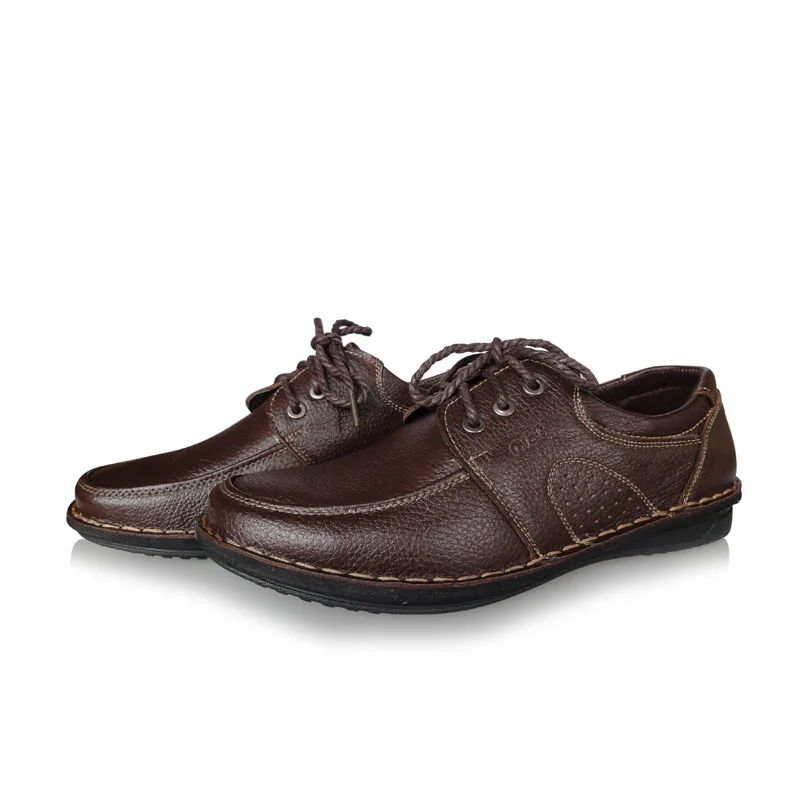 2019 Newly Men's Genuine Leather Shoes Size 44 Quality Handmade Head Leather Soft Man Leather Casual Shoes 2019 Newly Men's Genuine Leather Shoes Size 44 Quality Handmade Head Leather Soft Man Leather Casual Shoes