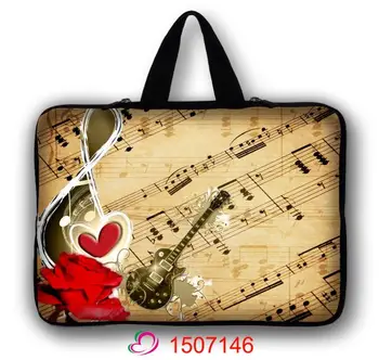 

Music 7 10 12 13 15 17 inch sleeve case carry handbag for laptop tablets notebook soft cover 13.3'' 15.6 computer bag netbook