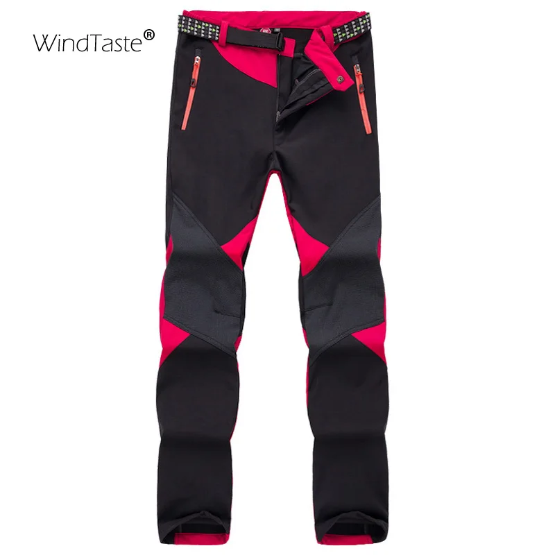 WindTaste женские Зимние флисовые термо штаны уличная брендовая одежда для пеших