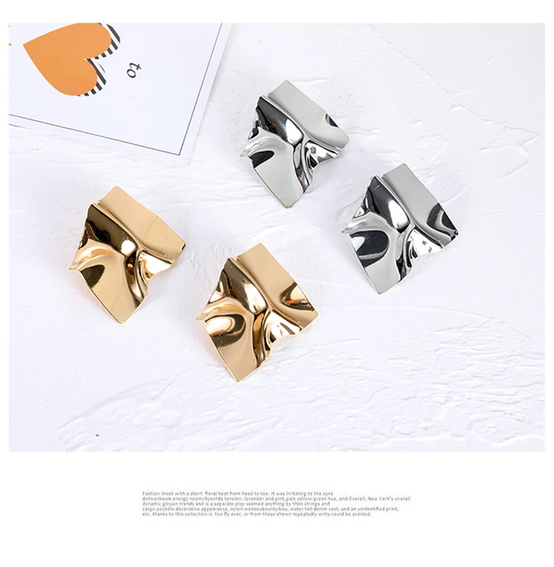 Temperament mirror earrings (8)