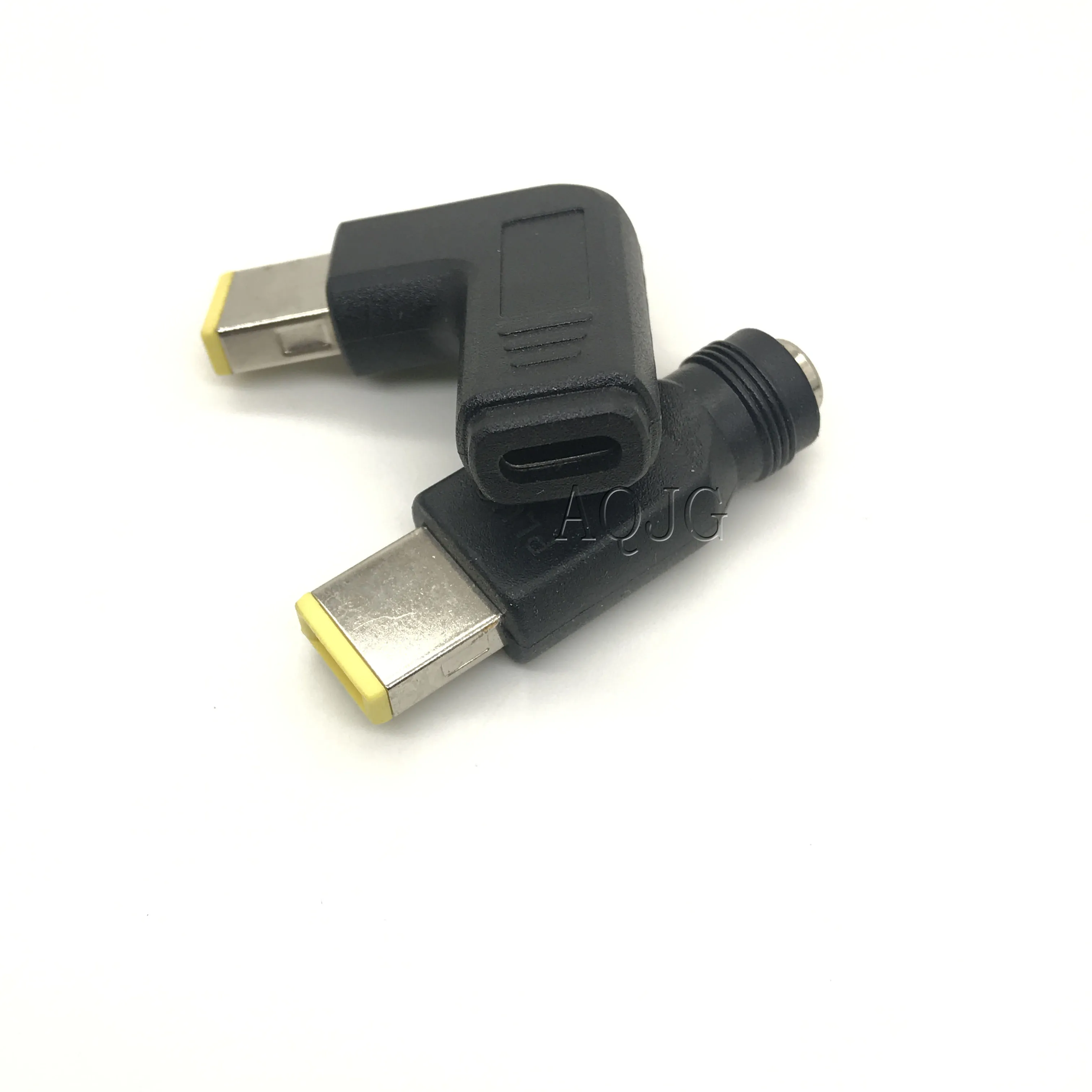 USB 3 1 Type C Женский Для DC Square Male со штырьковым адаптером питания переходник с углом