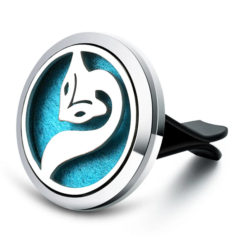 

30MM Cute little snake Air Freshener 361L Stainless Steel Vehicle Perfume Oil Diffuser box Fragrance box Car Jewelry accessories