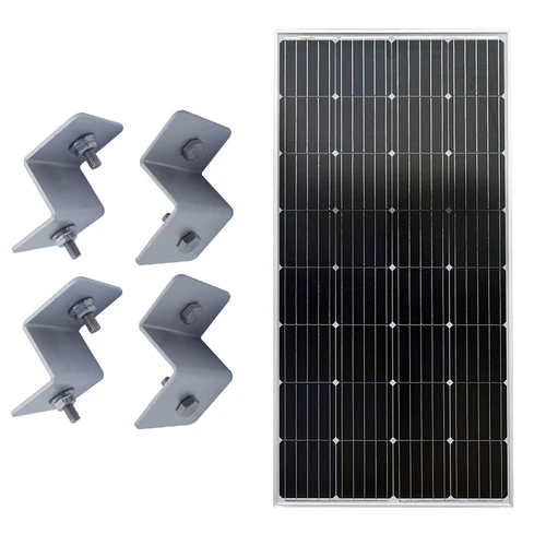 

150W Monocrystalline Solar Panel & Z Style Bracket Home Power solar energy system solar cell solar panel 150W