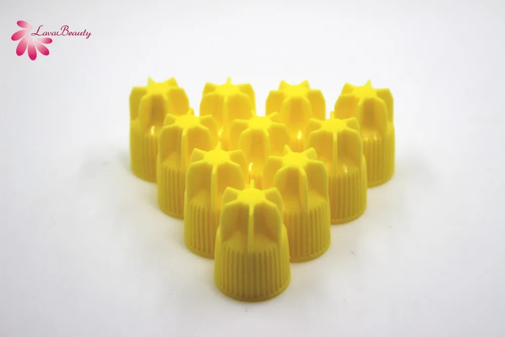 

Free Shipping New Arrival Colorful Cap for Eyelash Extensions Glue Packaging Bottle Liquid Packing Container 10pcs/Lot