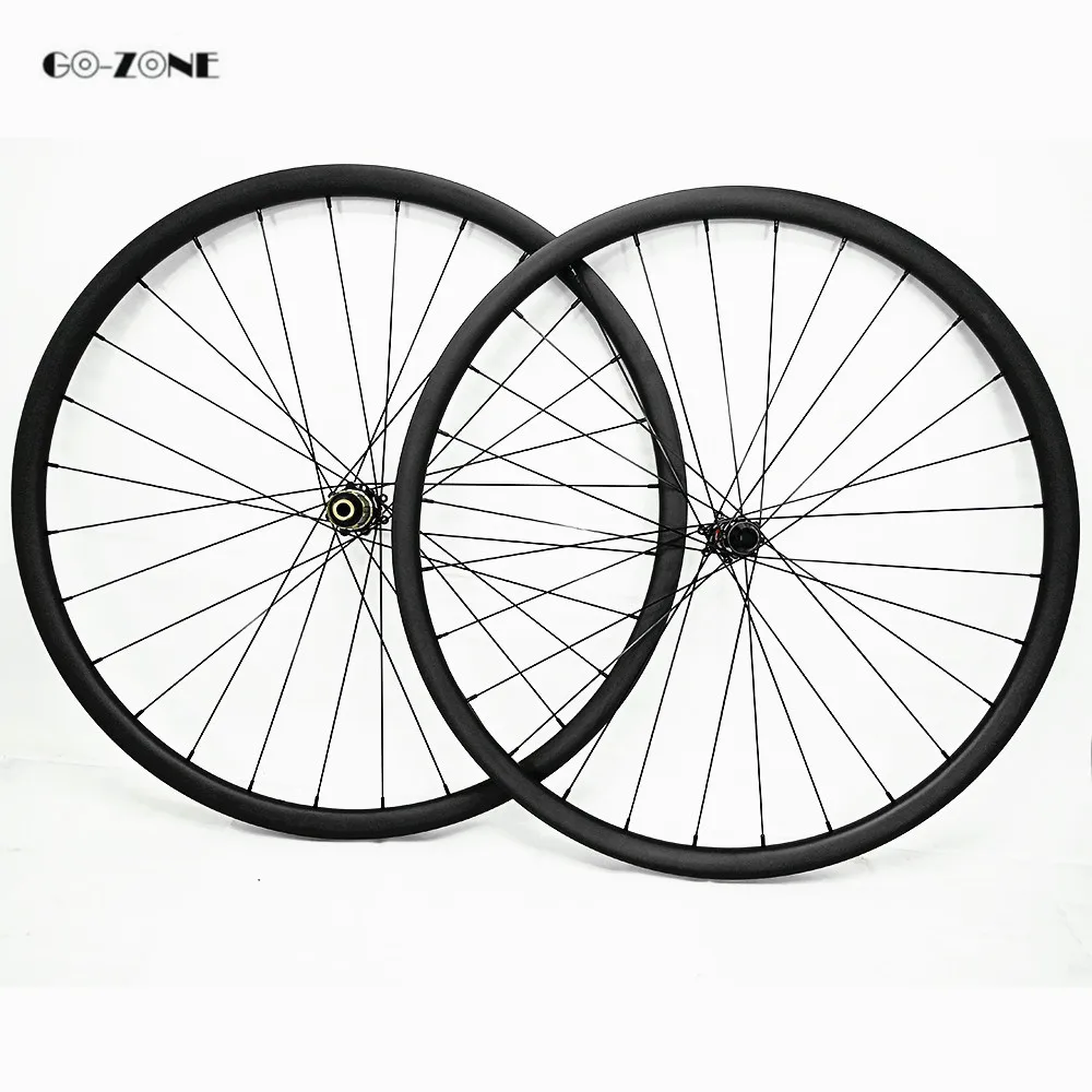 1246 г углеродного волокна набор колес для горного велосипеда XC Асимметричная 30x22 мм бескамерные 29er mtb Углеродные колеса с Новатек D411SB D412SB концентраторы