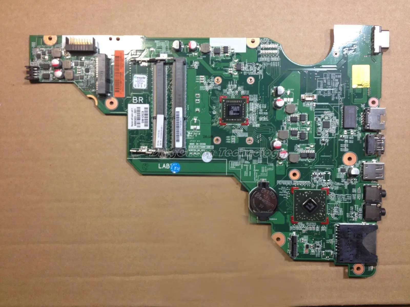 

SHELI laptop Motherboard For hp CQ58 688303-001 688303-501 Notebook for AMD cpu with integrated graphics card