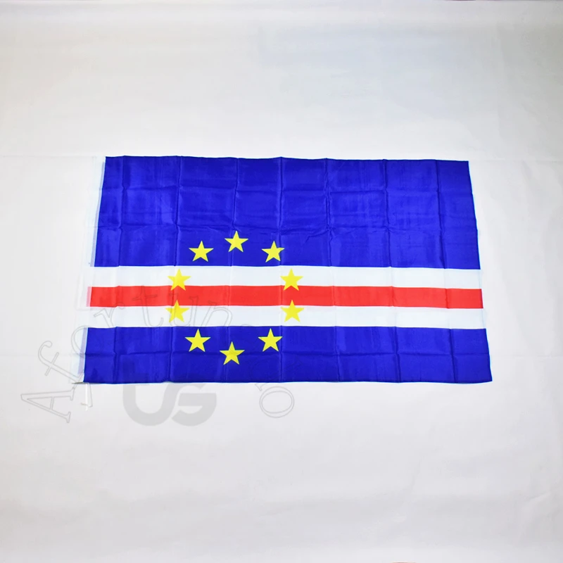 Кабо-Верде 90*150 флаг баннер 3x5 футов висящий национальный флаг для встречи, парад, вечерние. подвесные, украшения
