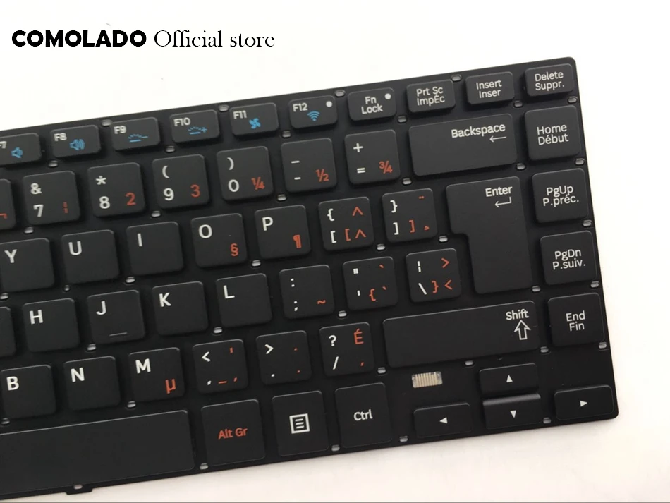 CF Canada-French Keyboard for Samsung 370R4E 370R4V 450R4E 450R4V 470R4E 470R4V NP370R4E NP450R4E black with blacklight Keyboard CF Layout (2)