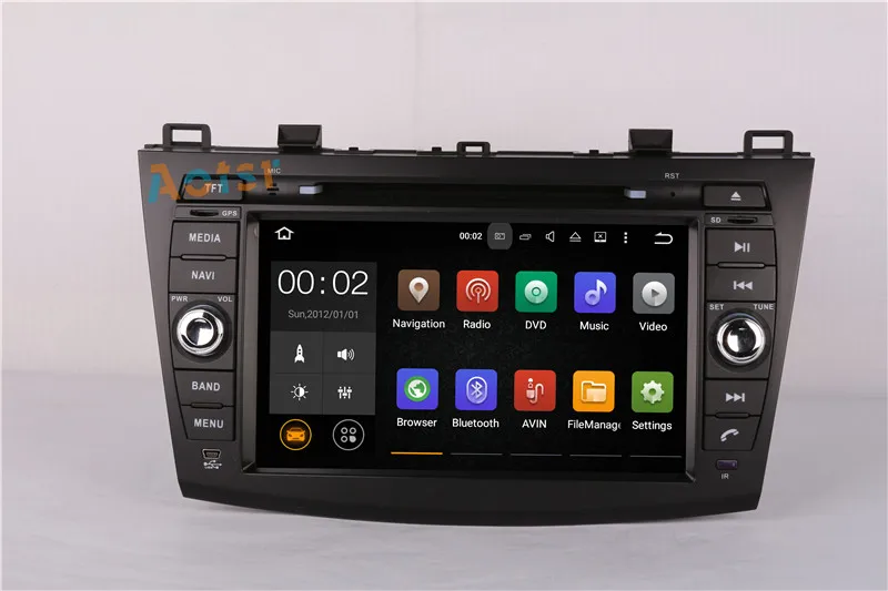 Best 8" Quad Core Android 7.1 GPS Navigation Car DVD Player Car Stereo Car Radio Headdunit For Mazda 3 Axela 2009 2010 2011 2012 2013 7