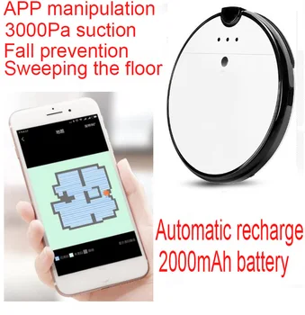 

WiFi Robot Vacuum Cleaner,Map navigation,3000Pa Suction, ,Smart Memory, Map Display onAPP, Electric Water tank