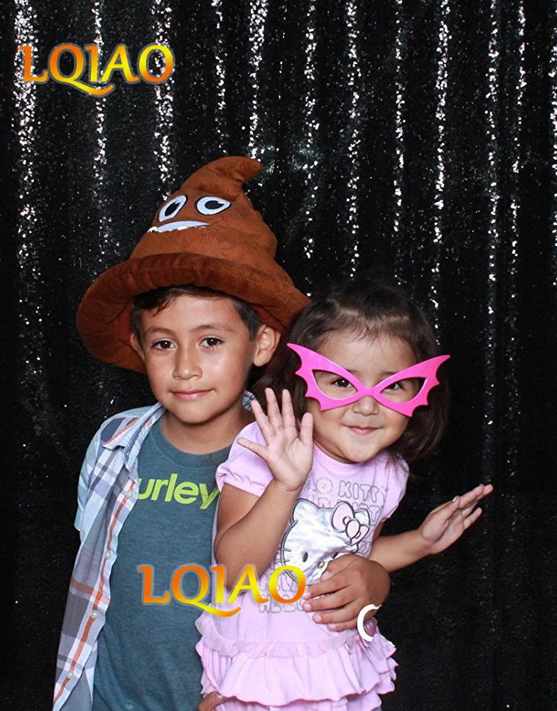 Black Sequin Backdrop  (5)