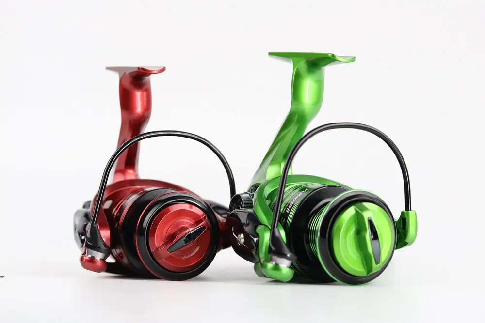Pesca para a Pesca de Água Carretel de Pesca de Metal Alta Qualidade Fiação 14bb Xf1000 xf7000 Ratio 5.1: 1 4.7: 1 Roda Peixe Carretilha Salgada 5 Alta qualidade metal molinete de pesca fiação