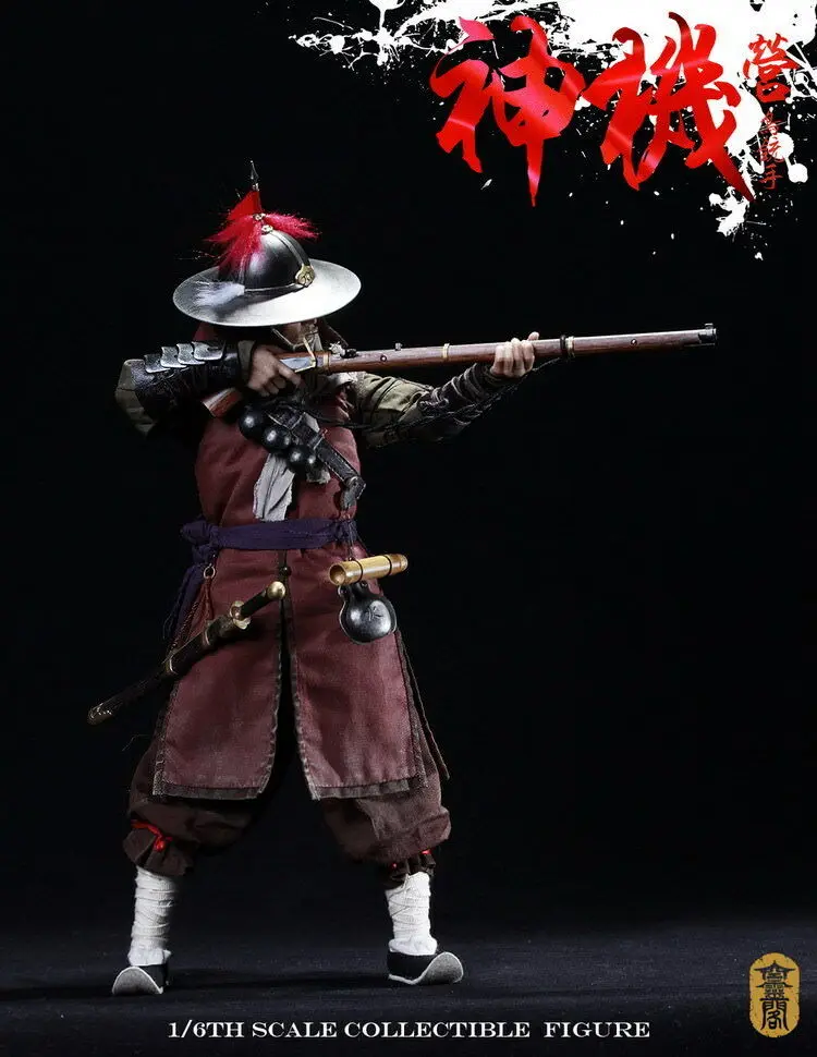 

For collection Full set doll 1/6 KLG005 Wanli Korea War Ming Dynasty Camp Ancient Soldier Figure Feature Model Boxed Fans Gift