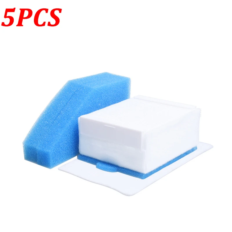 5PCS/LOT Replacement Dust Hepa Foam Filter for Thomas 787241 99 Robot Vacuum Cleaner Spare Parts Accesorries textile filter fabric bag for einhell wet and dry vacuum cleaner filters reusable foam filter bag dust collector filters parts