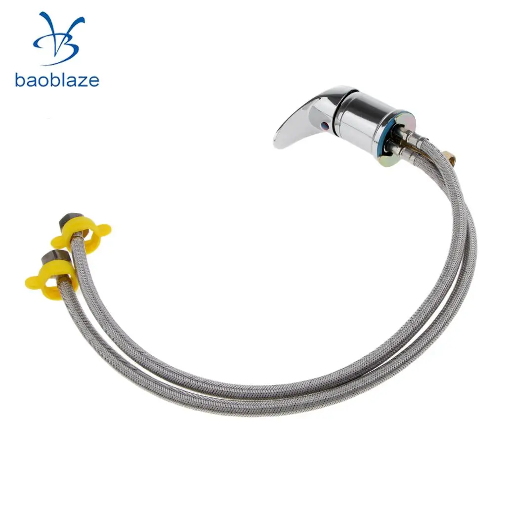 Hot & Cold Faucet with Hose Replacement Part for Spa Beauty Salon Shampoo Bowl 60 cm/70 cm/80 cm