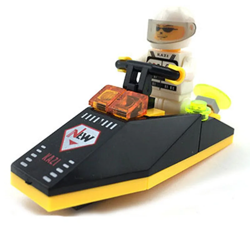 

22Pcs/set Speed Boat Sailor Model Figures Fancy Toys for Children Model Building Sets Compatible with All Brands