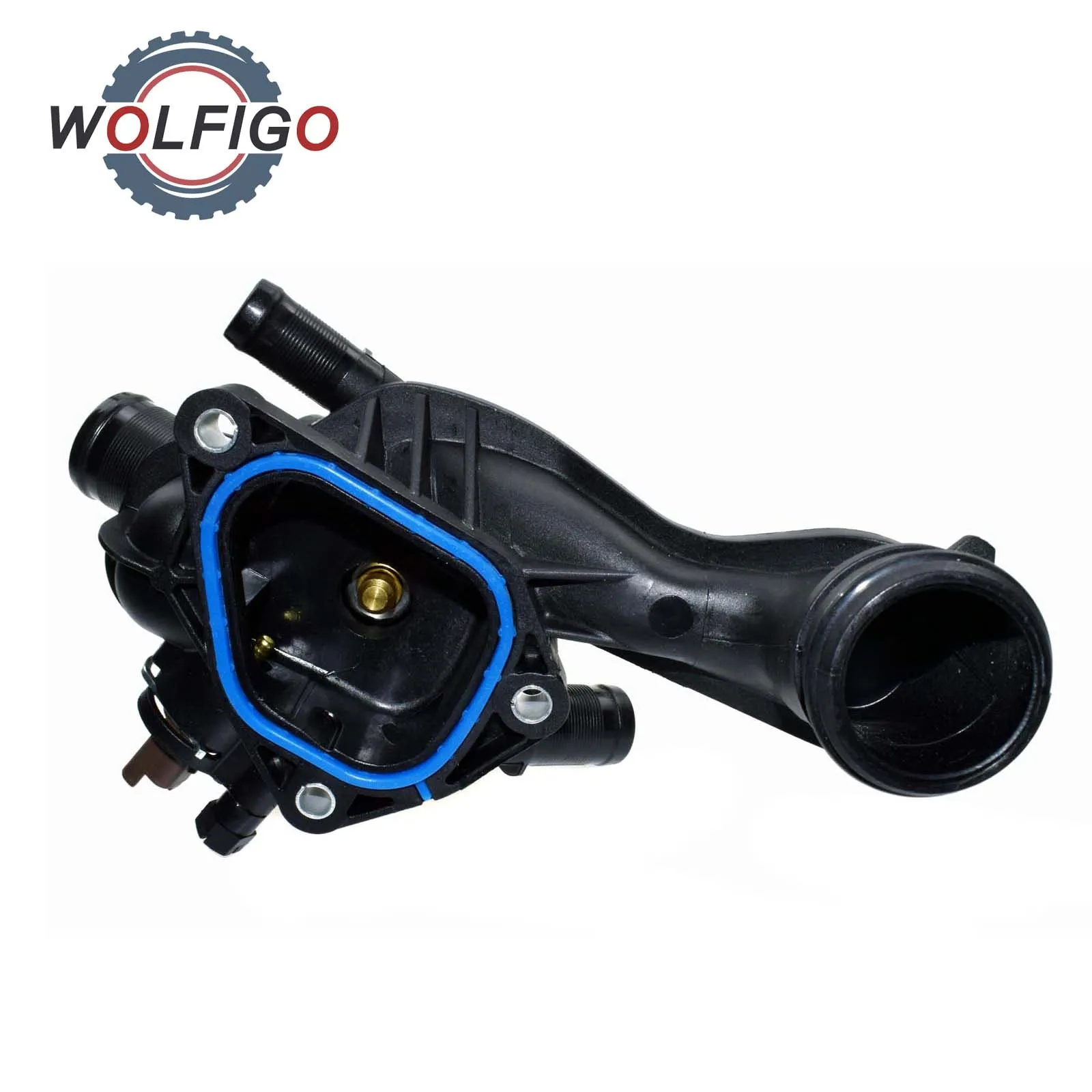 WOLFIGO Хладагент Термостат в сборе Корпус для Citroen C4 DS3 peugeot 207 308 RCZ Mini Cooper 11537534521 11 53 7