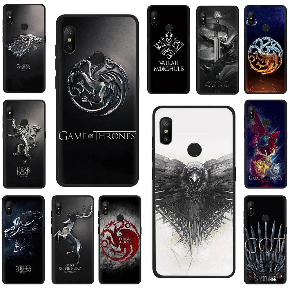 

The game of the thrones Soft TPU Silicone Phone Cover for Xiaomi Mi 8 9 SE A2 Lite 6 9 A1 Mix 2s Max 3 F1