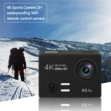 X5 PRO 4K Спортивная камера 2H Водонепроницаемая WiFi видеокамера s с пультом дистанционного управления 80720