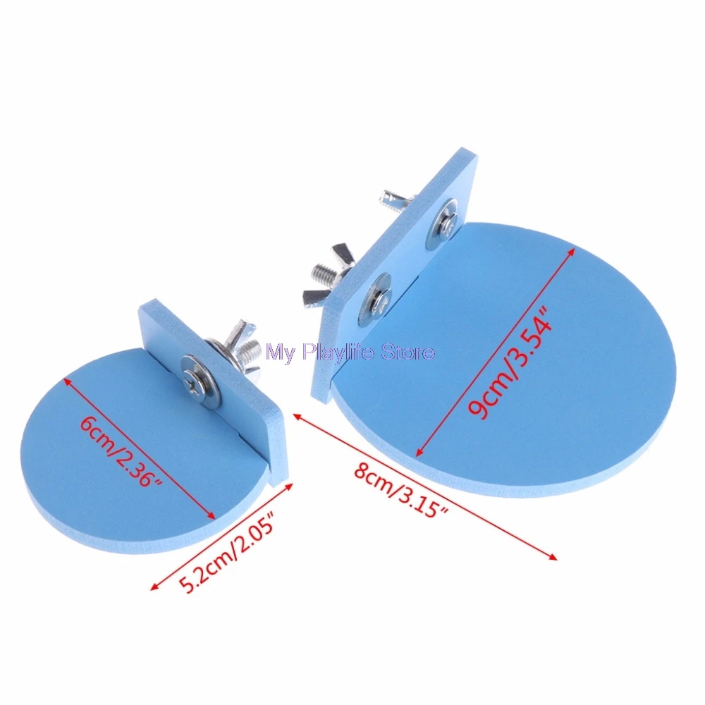 1 шт., подставка на платформе для хомяка, игрушка, Круглая Клетка Для белки, аксессуары, красочная деревянная декоративная пластина, Игрушки для маленьких домашних животных, товары S/L C42