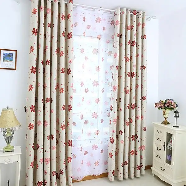 Topfinel Новинки готовые роскошные современный затемненные шторы для гостиной спальни кухня заказные шторы Тюль для окна - Цвет: Red Curtain