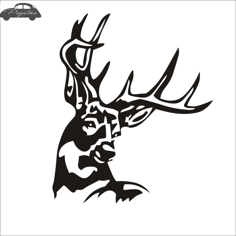 Pegatina Hunt Buck Decal Hunting Club Sticker Hollow Sticker Hunter Car Window Vinyl Decal Funny Poster Motorcycle